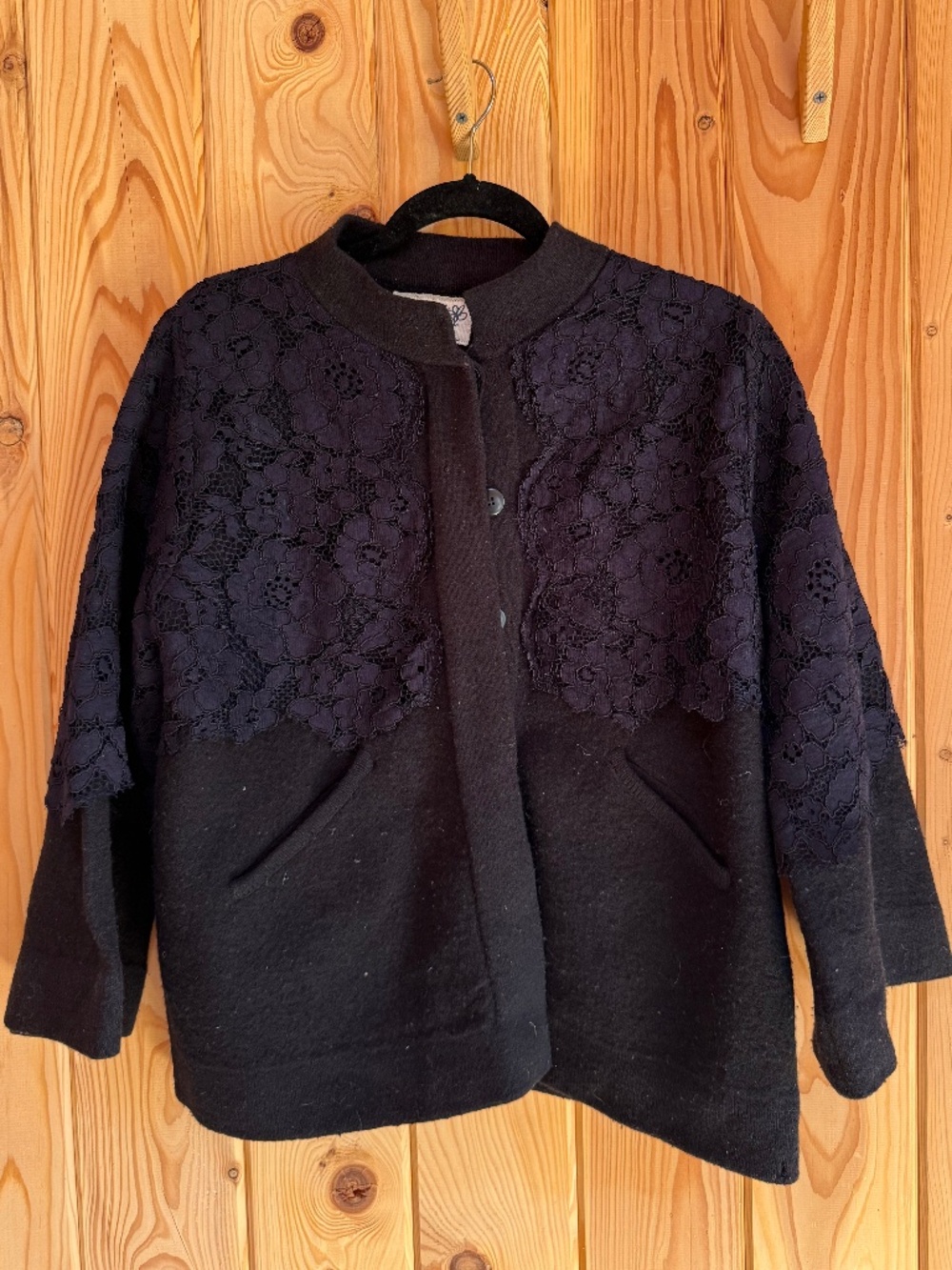 Wool Lace Anthropologie Jacket